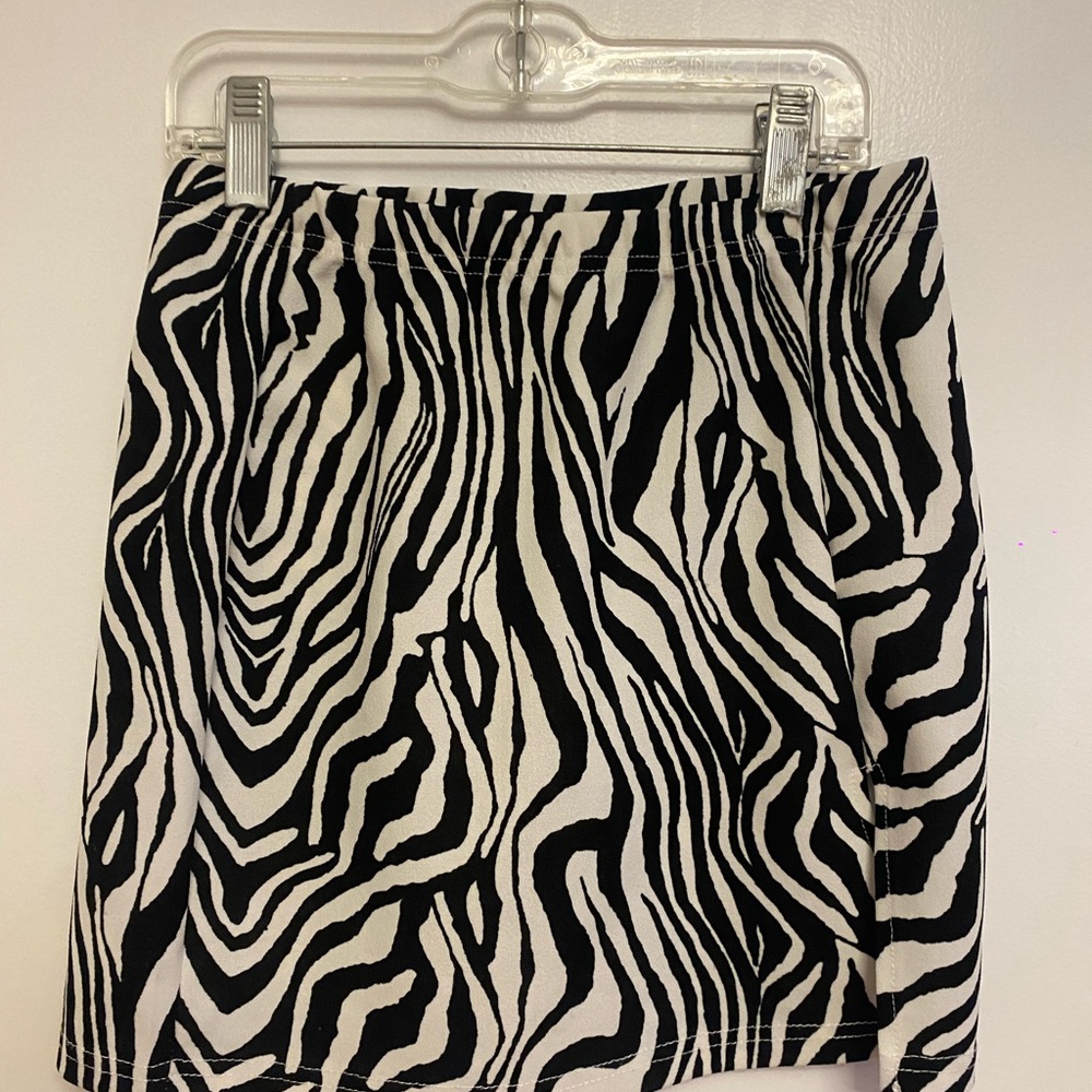 Zebra Print Women's Skirt